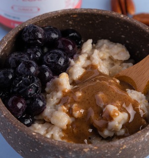 Avena cocida con pecan